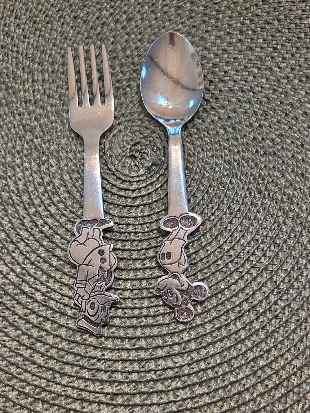 Stainless Steel Children's Fork & Spoon Set